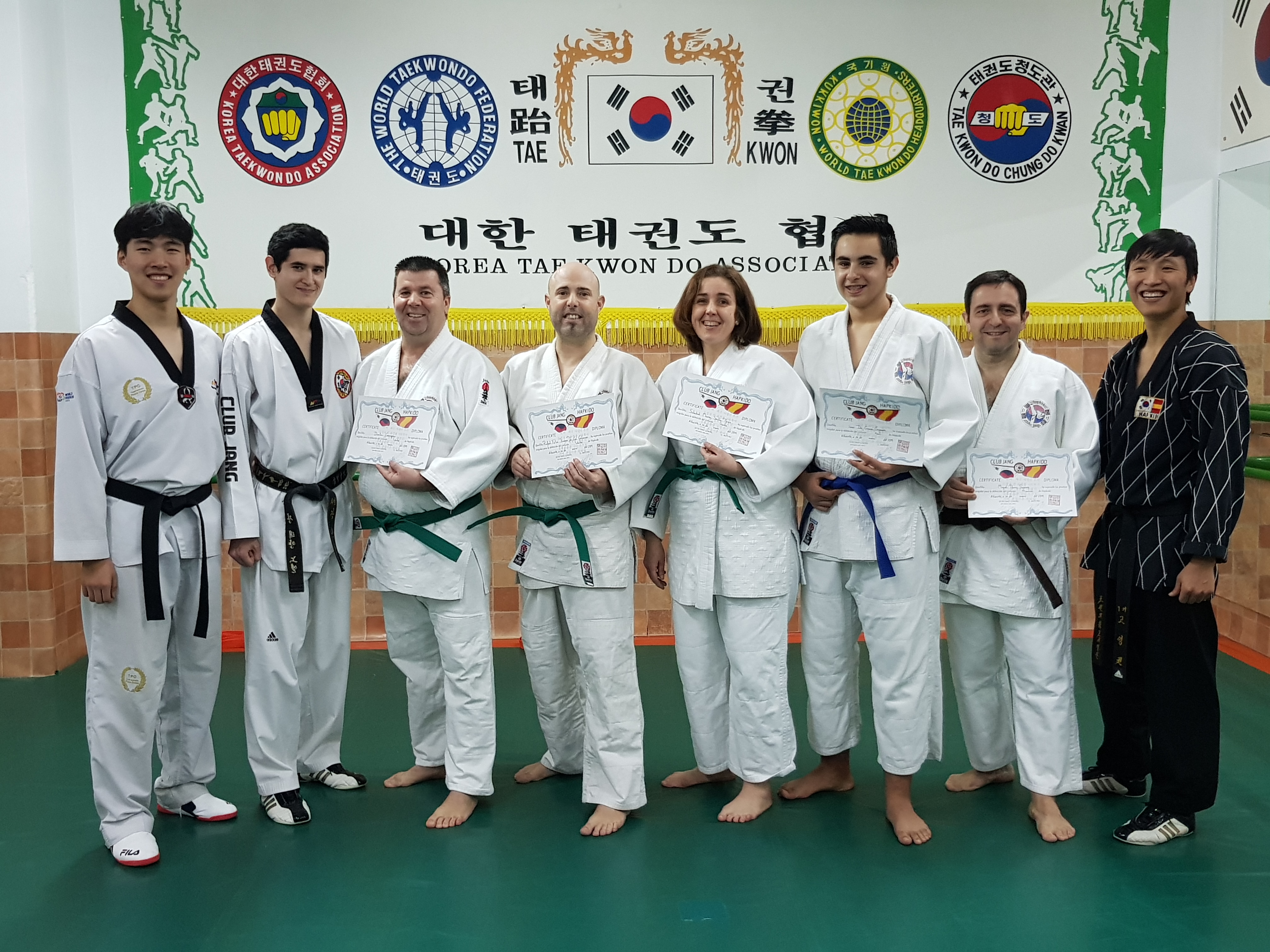 Capilla Tierras altas Obstinado Examen y entrega de cinturones de Hapkido (Enero 2019) – Club Jang